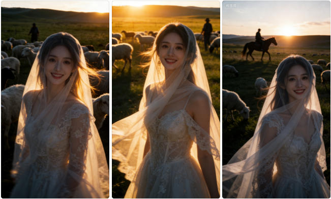 草原牧场婚纱氛围感大片