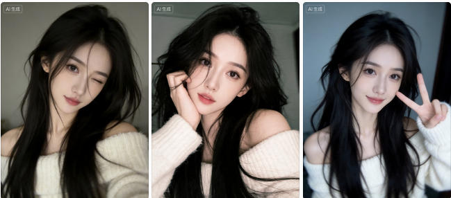 黑长直露肩室内自拍