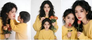 胶片质感调皮亲子照