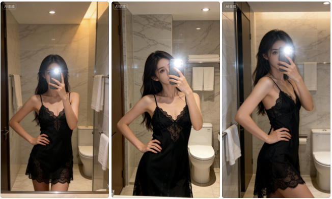 性感睡衣自拍照