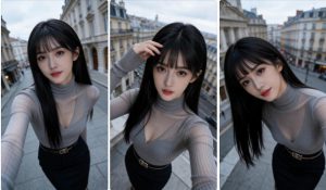 令人惊艳的时髦博主自拍