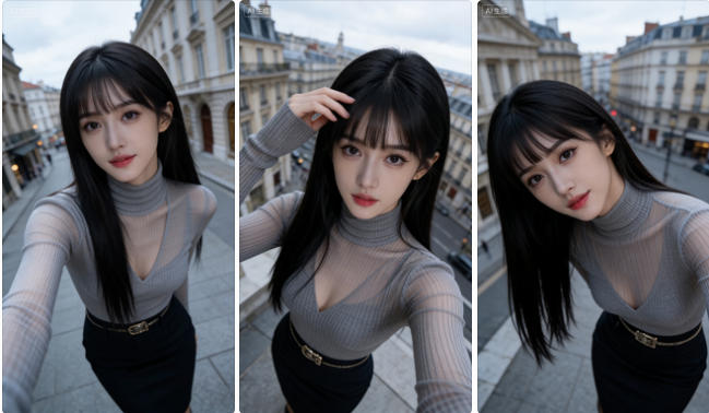 令人惊艳的时髦博主自拍