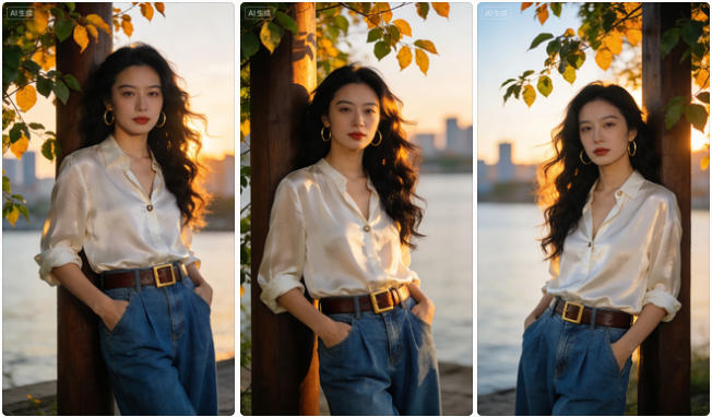 秋日树林松弛照片