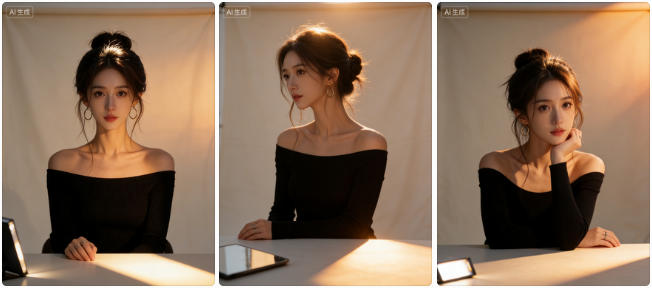 日落氛围时尚优雅写真