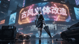 赛博千机伞战斗动画