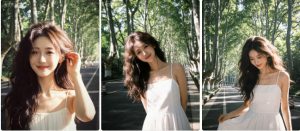 夏日复古林间写真