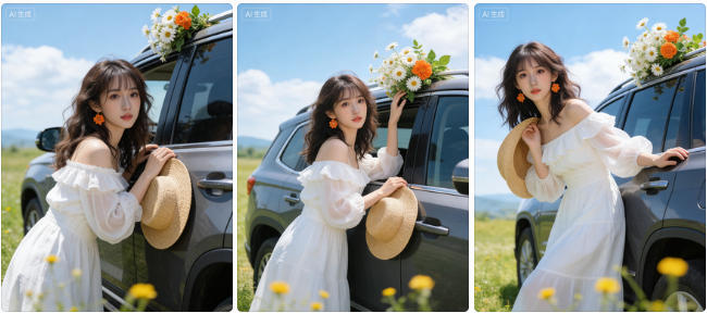 夏日田园汽车写真