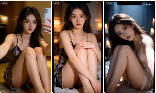 性感睡衣自拍照