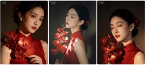 新中式红韵肖像写真